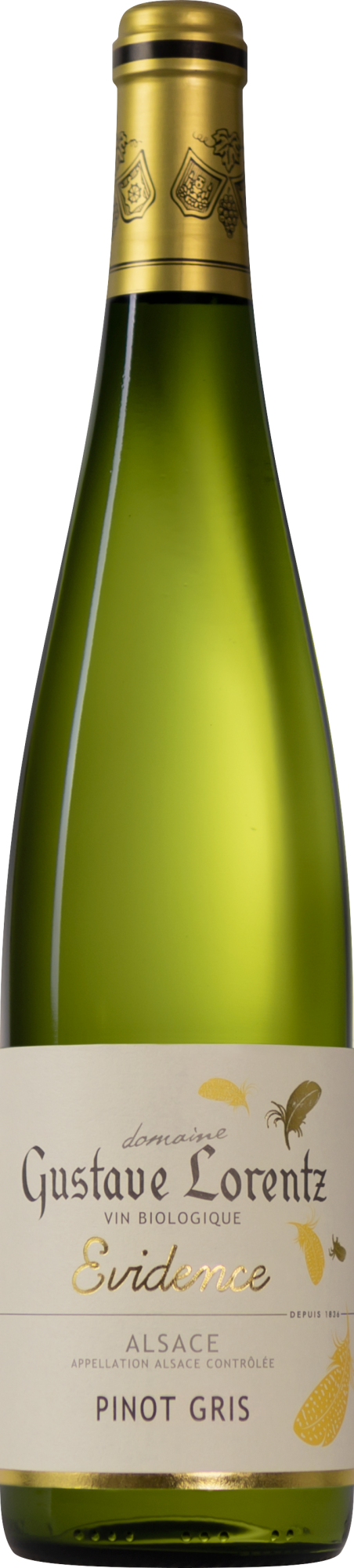 Gustave Lorentz Pinot Gris Évidence Organic BIO 75 cl Frankrijk Vin d'Alsace