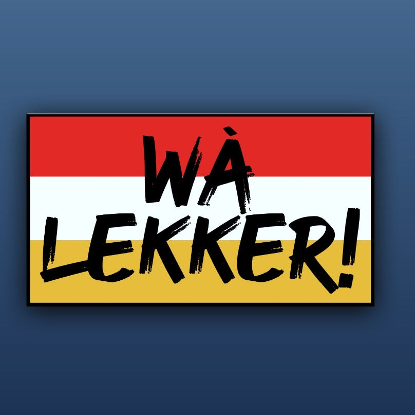 Embleem Wà Lekker!