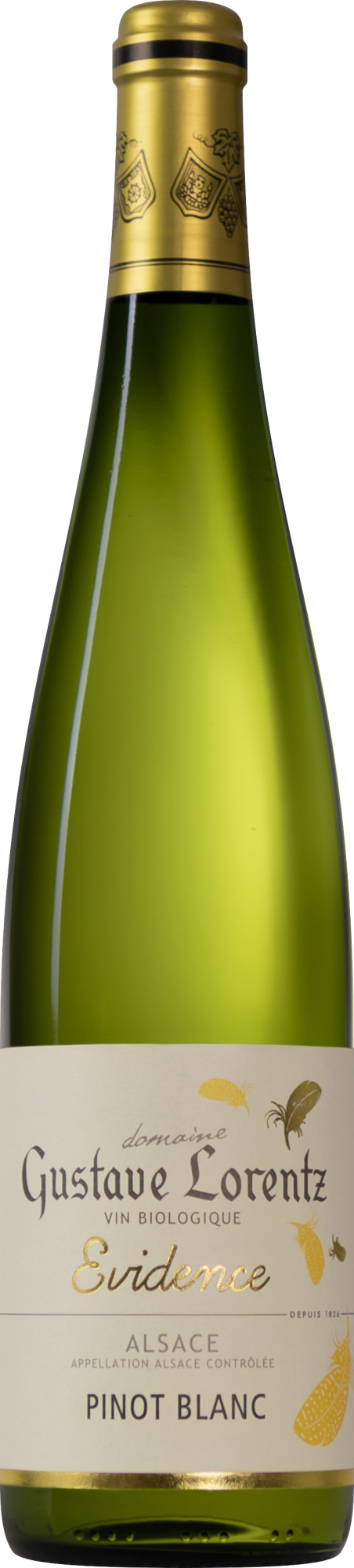 Gustave Lorentz Pinot Blanc Évidence Organic 75 cl Frankrijk Vin d'Alsace