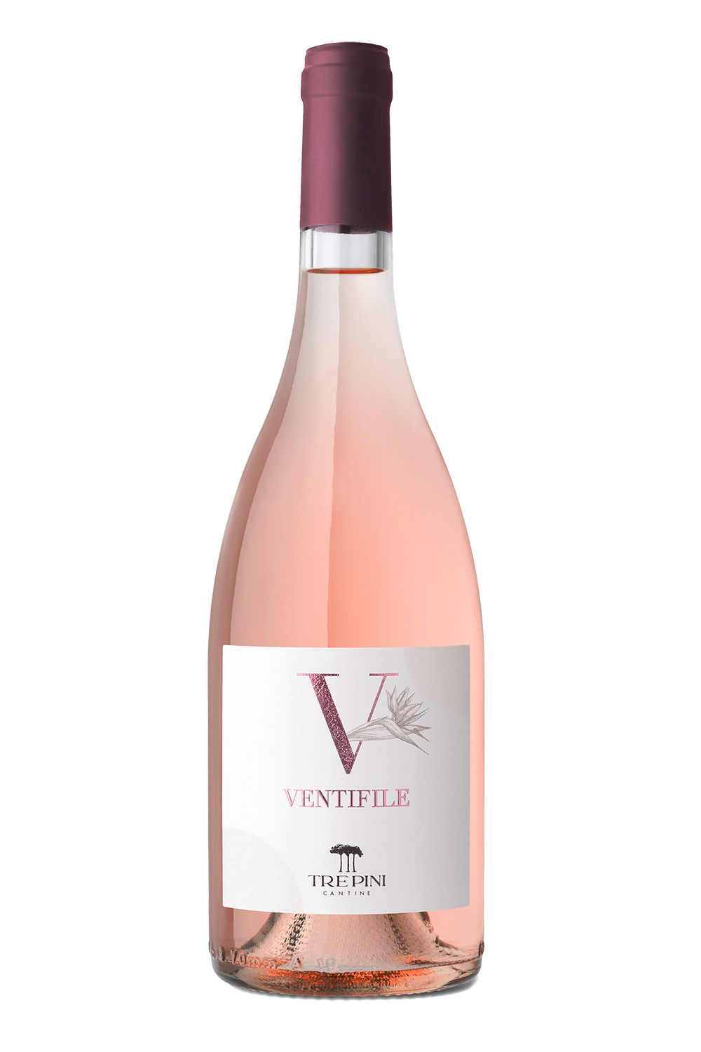 Tre Pini Donna Ventifile Bombino Nero Rosato BIO 75 cl Italië Puglia